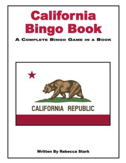 California Bingo Book: Grades 4 and Up (498-0AP)