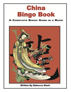 China Bingo Book, Grades 6 and up (480-8AP)