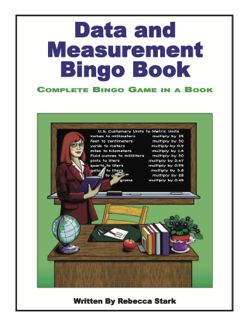 Data and Measurement Bingo Book, Grades 5-8 (461-1AP)