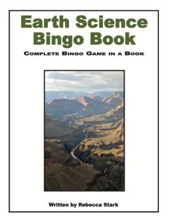 Earth Science Bingo Book, Grades 5 and up (445-XAP)
