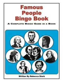 Famous People Bingo Book, Grades 3 and Up (457-3AP)