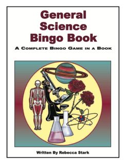 General Science Bingo Book, Grades 5 and up (444-1AP)