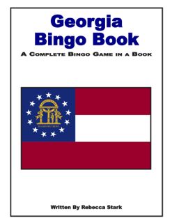Georgia Bingo Book: Grades 4 and Up (503-0AP)