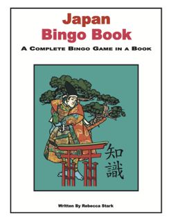 Japan Bingo Book, Grades 6 and up (483-2AP)