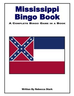 Mississippi Bingo Book: Grades 4 and Up (517-0AP)