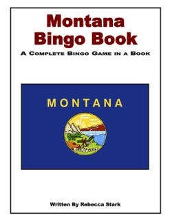 Montana Bingo Book: Grades 4 and Up (519-7AP)