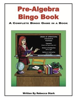 Pre-Algebra Bingo Book, Grades 58 (459-XAP)