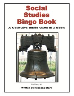 Social Studies Bingo Book, Grades 14 (462-XAP)