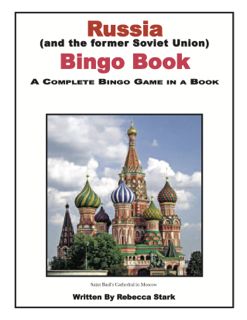 Russia Bingo Book, Grades 6 and up (484-0AP)
