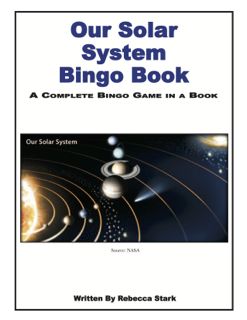 Our Solar System Bingo Book: Grades 3 and Up (440-9AP)