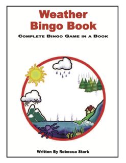 Weather Bingo Book, Grades 1-4 (466-2AP)