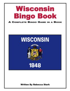 Wisconsin Bingo Book: Grades 4 and Up (542-1AP)